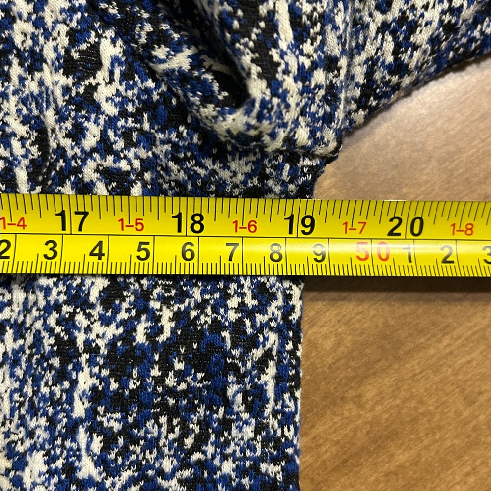 CAbi Reina Blue Tweed Structured Blazer Jacket M 5294 - Picture 8 of 15